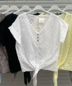Bluzki damskieWŁOSKA, Size uni ,paczka 6szt mix kolor