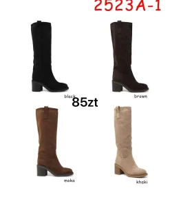 Buty Botki Damskie (36-41, 12par) 1 kolor