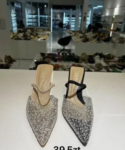Sandaly na Obcasie DAMSKIE (36-41, 12par) (1klor)