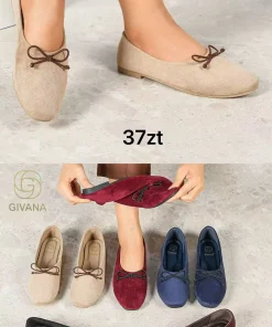 Buty Baleriny DAMSKIE (36-41, 12par) 1 kolor