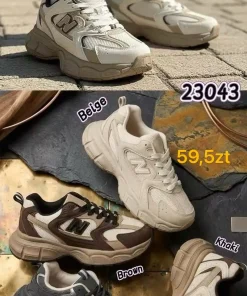 Buty Sportowe Damskie (36-41, 12par) 1 kolor
