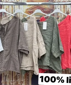 Bluzki damskie wloskie, Size uni ,paczka 6szt mix kolor