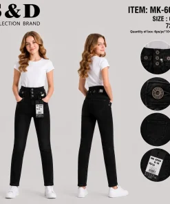 Spodnie JEANSY DZIECIĘCA ,size 6-16 lat,paczka 12szt, 1 kolor