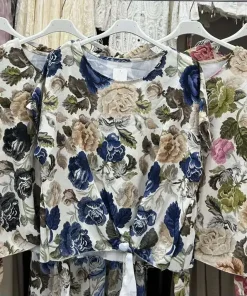 Bluzki damskie wloskie, Size uni ,paczka 6szt mix kolor
