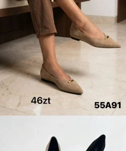 Buty Baleriny DAMSKIE (36-41, 12par) 1 kolor