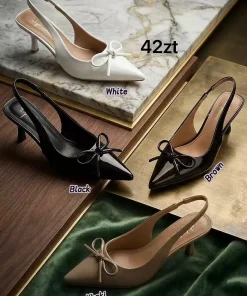 Buty Sandaly na Obcasie Damskie (36-41, 12par) 1 kolor