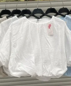 Bluzki damskie wloskie, Size uni ,paczka 6szt mix kolor