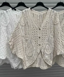 Bluzki damskie WŁOSKA ,Size uni ,paczka 6szt mix kolor