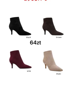 Buty Botki Damskie (36-41, 12par) 1 kolor