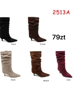 Buty Botki Damskie (36-41, 12par) (1klor)