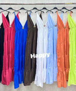 Sukienki damskie wloskie, Size uni ,paczka 6szt mix kolor