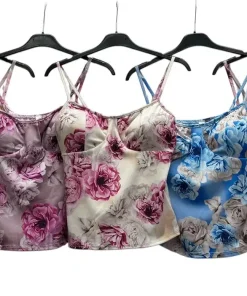 Bluzki damskie wloskie, Size uni ,paczka 6szt mix kolor