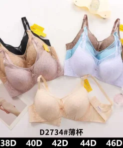 Biustonosz D Damskie,Size 38-46, paczka 6szt, 1 kolor