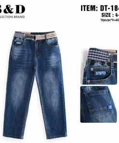 Spodnie JEANSY DZIECIĘCA ,size 4-12 lat,paczka 10szt,1kolor