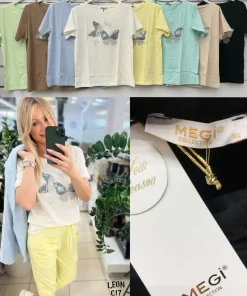 Bluzki damskieTURECKA, Size uni ,paczka 6szt mix kolor