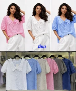 Bluzki Damskie ,size uni,paczka 6szt,mix kolor