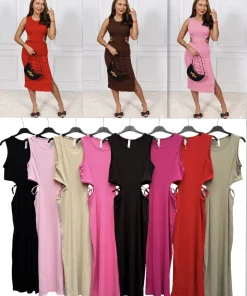 Sukienki damskie wloskie, Size uni ,paczka 6szt mix kolor