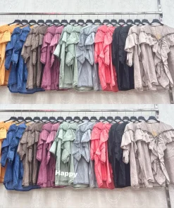 Bluzki damskieWŁOSKA, Size uni ,paczka 6szt mix kolor