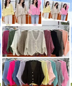 Swetry damskie ,Size uni, paczka 6szt, mix kolor