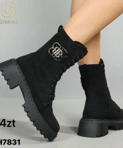 Buty Botki Damskie (36-41, 12par) 1 kolor