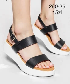 Sandaly DAMSKIE (36-41, 12par) 1kolor
