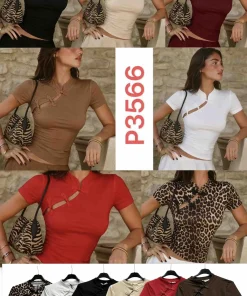 Bluzki damskie wloskie, Size uni ,paczka 6szt mix kolor