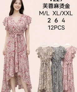 Sukienki damskie,size m/l-xl/2xl,paczka 12szt ,mix kolor