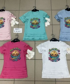 Bluzki DZIECIĘCA ,size 4-14 lat,paczka 6szt,1kolor
