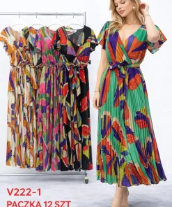 Sukienki damskie,size m/l-xl/2xl,paczka 12szt ,mix kolor