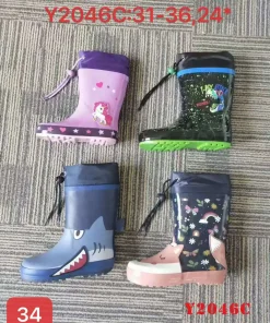 Buty Kalosze DZIECIĘCE (31-36, 24par) mix kolor