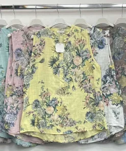 Bluzki damskieWŁOSKA, Size uni ,paczka 6szt mix kolor