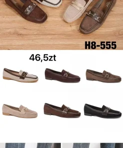 Buty Mokasyny DAMSKIE(36-41, 12par) 1 kolor