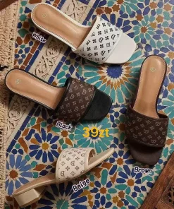 Kapcie Damskie (36-41, 12par) 1 kolor