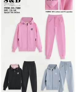 Komplety DZIECIĘCA ,size 116-146,paczka 18szt,mix kolor