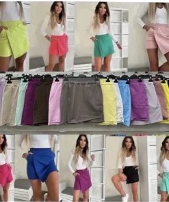 Spódnica krótka Damskie,Size uni, paczka 6szt, mix kolor