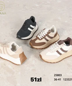Buty Sportowe DAMSKIE (36-41, 8par) 1 kolor