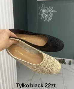Baleriny DAMSKIE (36-41, 12par) 1 kolor