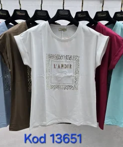 Bluzki damskieTURECKA, Size uni ,paczka 6szt mix kolor