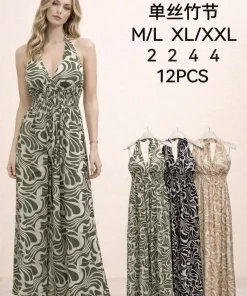 Sukienki damskie,size m/l-xl/2xl,paczka 12szt ,mix kolor