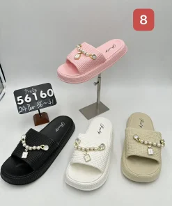 Klapki DAMSKIE (36-41, 24par) mix kolor
