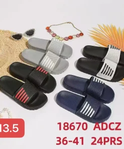 Klapki Damskie (36-41, 24par) mix kolor