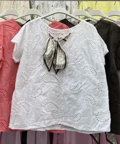 Bluzki damskie wloskie, Size uni ,paczka 6szt mix kolor