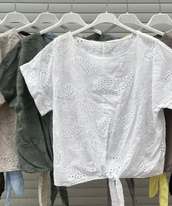 Bluzki damskieWŁOSKA, Size uni ,paczka 6szt mix kolor