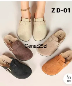 Buty Klapki Damskie (36-41, 12par) 1 kolor