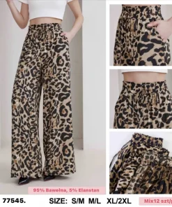 Spodnie Damskie,Size s/m-xl/2xl,paczka 12szt, mix kolor