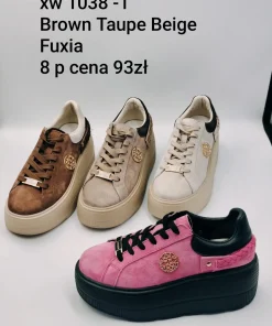 Buty Sportowe DAMSKIE (36-41, 8par) 1kolor