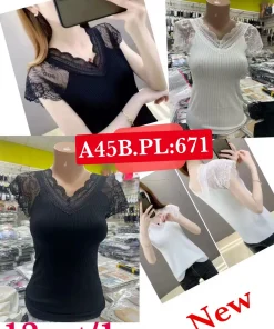 Bluzki Damskie,Size uni, paczka 12szt, mix kolor