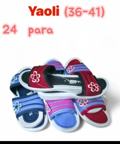 Klapki DAMSKIE (36-41, 24par) mix kolor