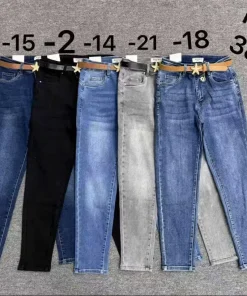 Jeansy Damskie ,size 38-48,paczka 12szt,1kolor