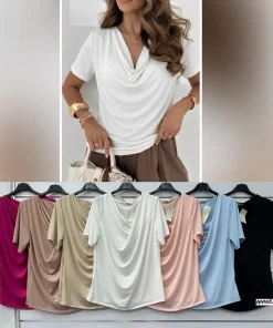 Bluzki damskie WŁOSKA ,Size uni ,paczka 6szt mix kolor